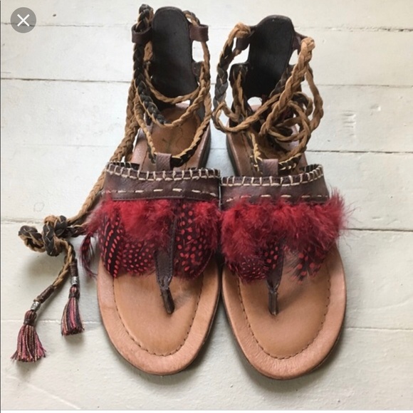 FREE PEOPLE BORA WRAP SANDALS. - Picture 3 of 8